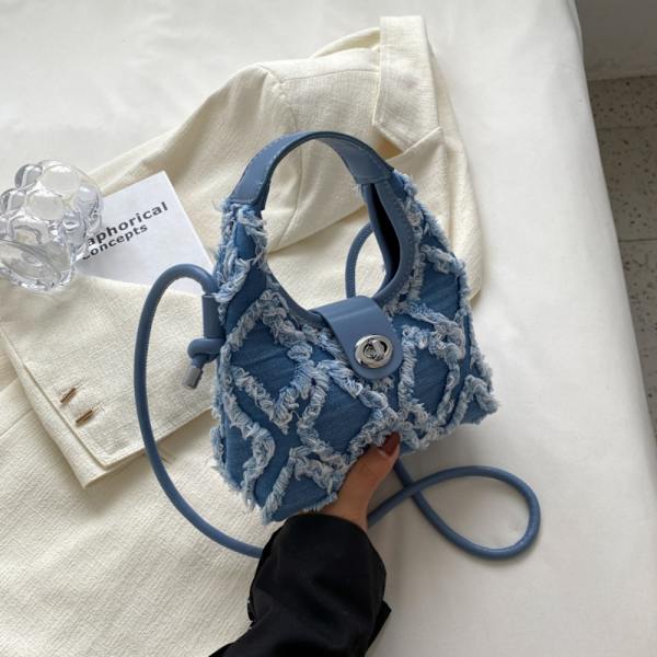 Skulder Crossbody Tasker Dame Håndtasker BLÅ Blue