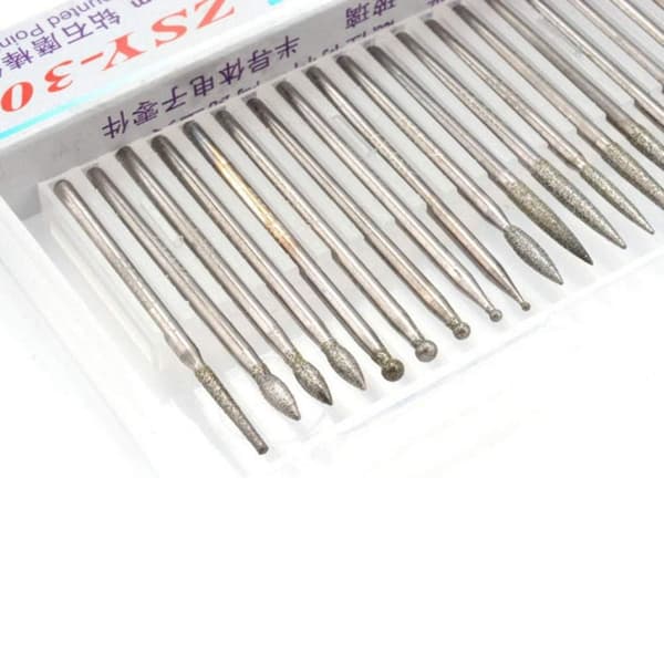 30st set roterande filborrborrtillbehörssats