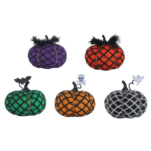 Halloween Pumpkin Decorations Simulation Pumpkin Doll BLACK Black