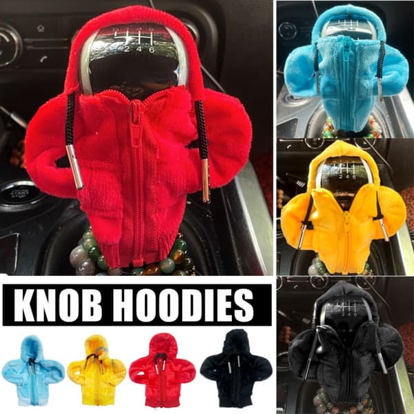 Gear Shift Knob Hettegenser Knop Hettegenser Sweatshirt BLÅ blue