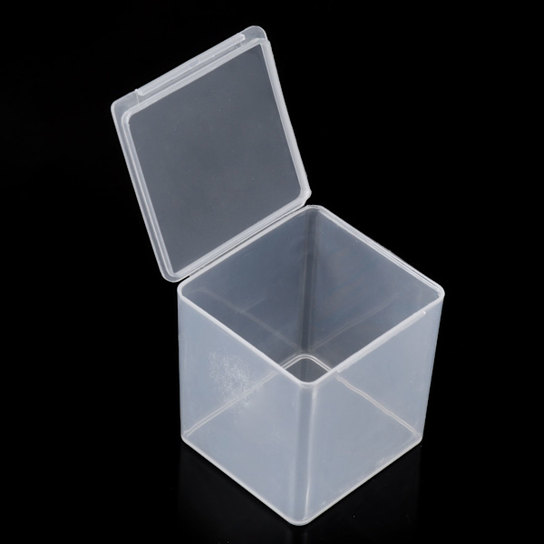Små förvaringsboxpärlor Behållare 4X4X4.7CM 4x4x4.7cm