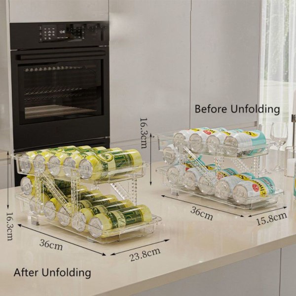 CAN annostelija CAN organizer LÄPINÄVÄ 2 KPL 2 KPL Transparent 2PCs-2PCs