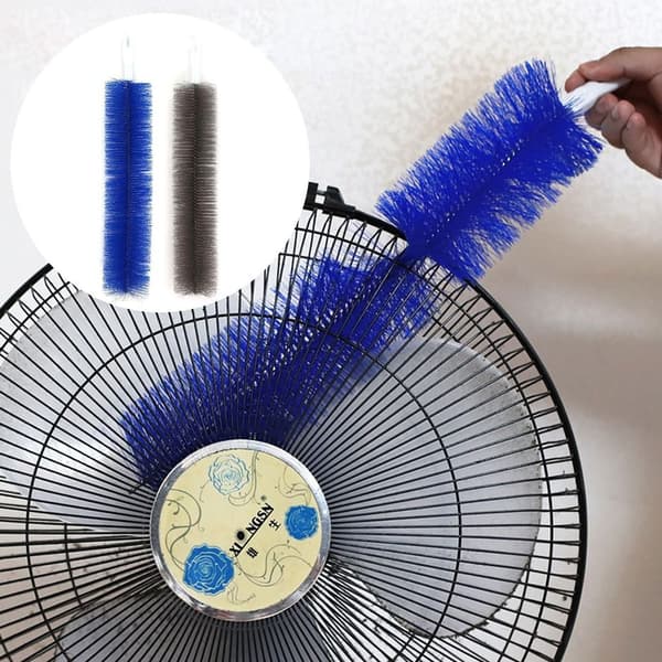 Ventilatorbørste Støvfjernelsesværktøj Rensebørste GRÅ Grey