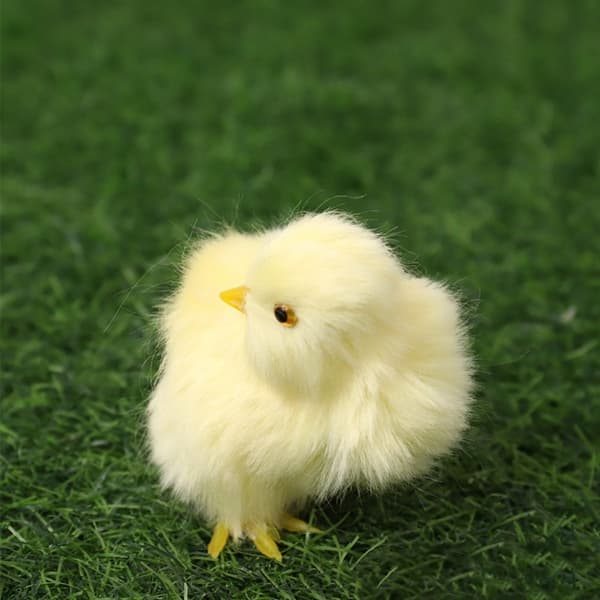 Vocalize Plys Chick Simulation Furry Chicken 7-WITH Crow 7-with Crow
