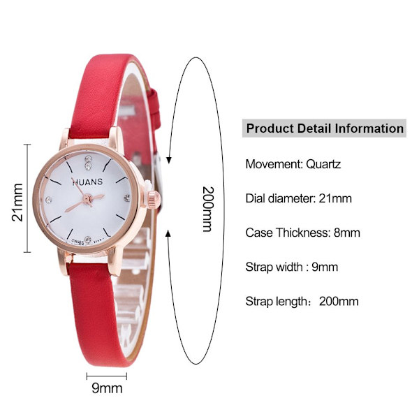 Naisten watch Quartz WristWatch MUSTA black
