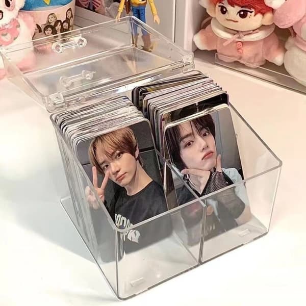 Photocard Storage Box Organizer 2 SLOTS 2 SLOTS 2 slots