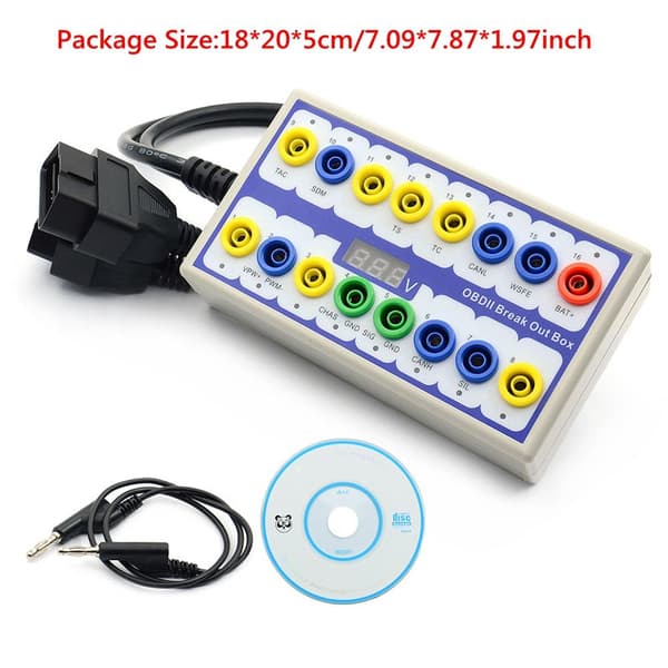 Car Protocol Detector Car OBD 2 Break Out Box OBDII Protocol