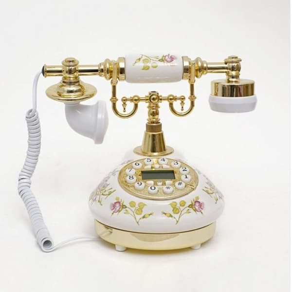 Fastnettelefonsæt Med ledning Arbejdstelefon Skrivebord Fast telefon