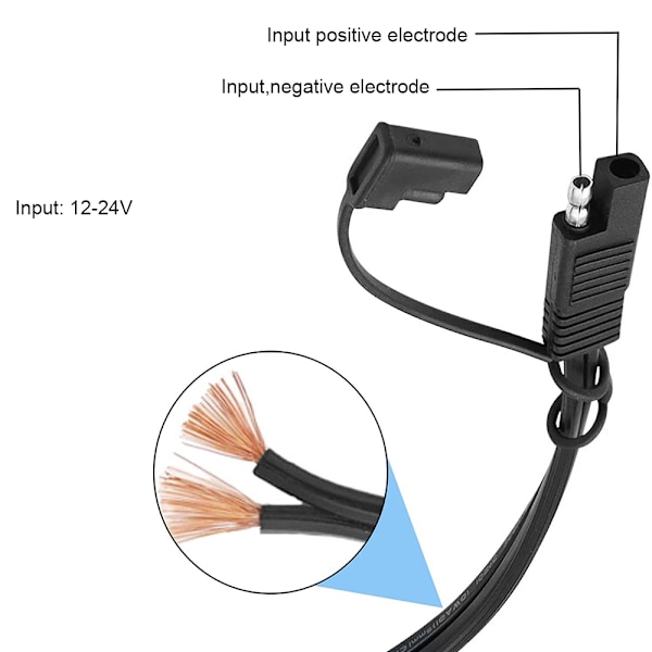 Motorcykel Adapter Oplader Motorcykel USB Power Socket Adapter