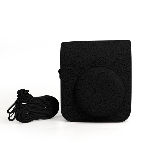 Instant Camera Case Oppbevaringsveske SVART Black