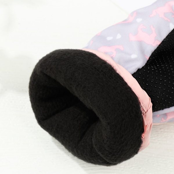 Lasten hiihtohanskat Pitkähihainen lapas Grey 2-5 years old