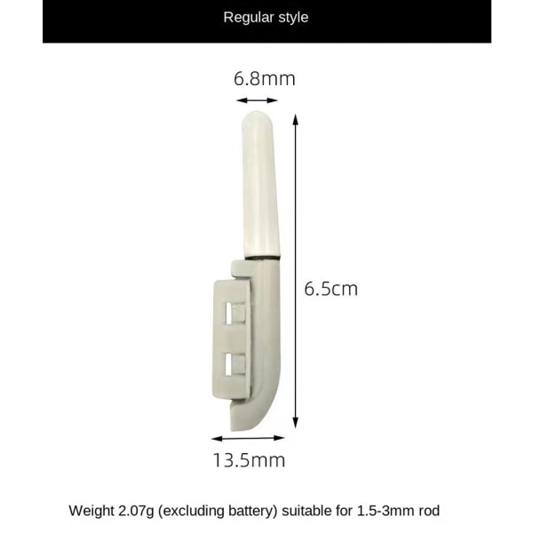 2stk fiskestang belysning pinne fiske lysende pinne VANLIG regular style