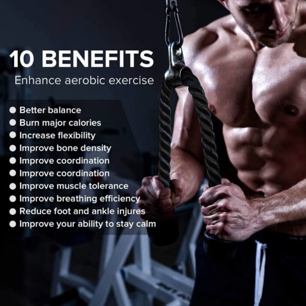 Triceps Tau Push Pull Rope 70CM 70cm