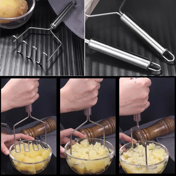 Madknuser i rustfrit stål Kartoffelmoser