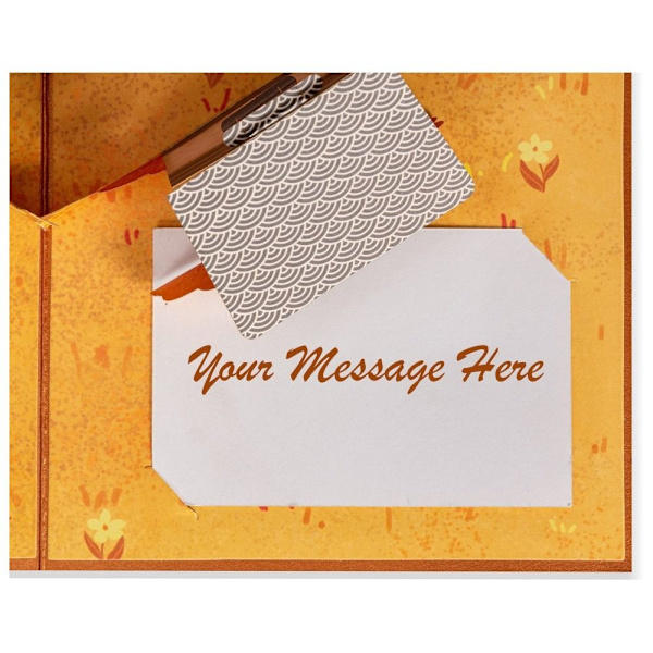 Gratulasjonskort Postkort Folding Message Card