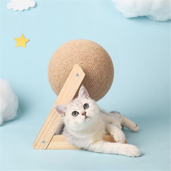 Cat Scratching Ball Ball Leketøy ML-FORMET L-FORMET ML-shaped