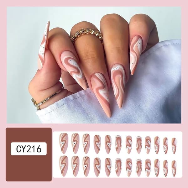 24stk False Nails Super Long W315 W315