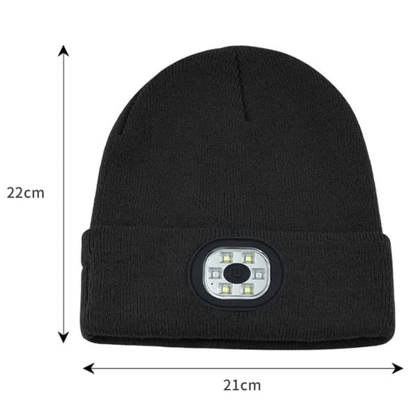 Bluetooth-yhteensopiva kuulokehattu LED- cap HARMAA Grey