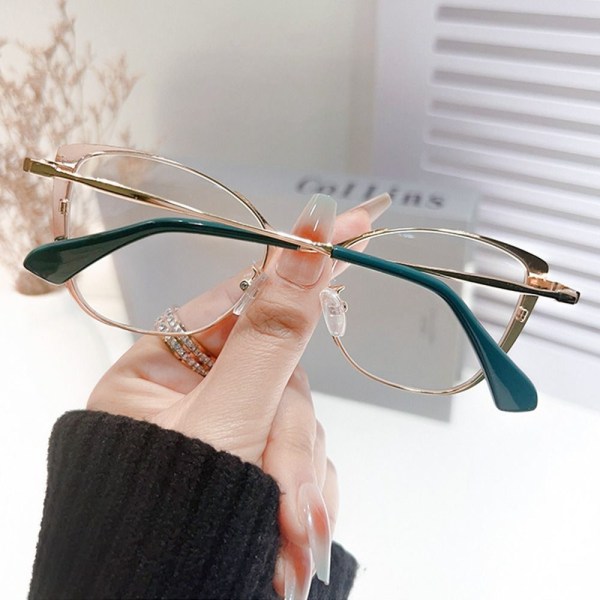 Anti-Blue Light Glasses Pyöreät silmälasit VIHREÄ Green
