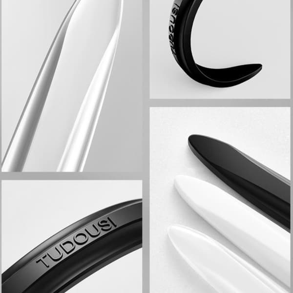 4ST / Set Anti-collision Strip Bumper Guards WHITE White