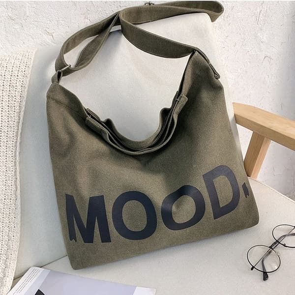 Canvasväska Stor kapacitetsväska GRÅ grey