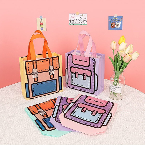 4st presentförpackning Handväska Tygpåse STYLE 8 STYLE 8 Style 8