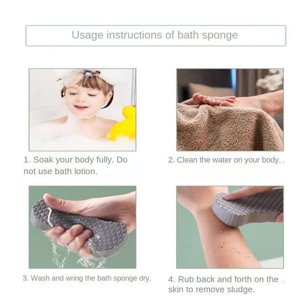 Body Scrubber Hudrens GRÅ grey