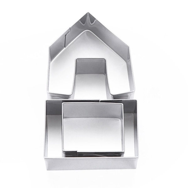 9 Stk Jul Cookie Cutter Kiks Cutter Form Sæt Cookie Silver