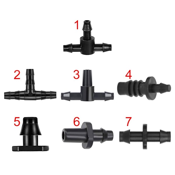Slangerørforbindelse Slangefitting 100PCS-5 100PCS-5 100Pcs-5