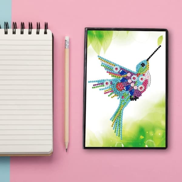 5D Journal Sketchbook Innbundet a5 Plain Blank Diamond