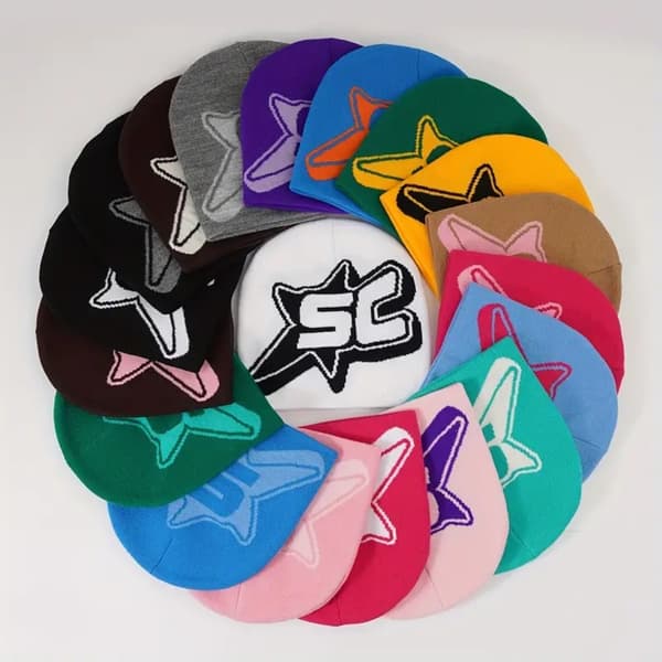 Hip Hop Cap Stickade Mössor VIT white