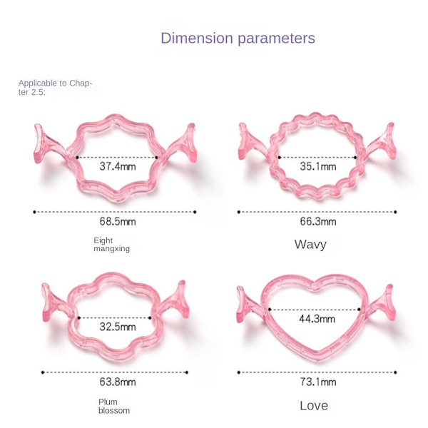 Tiivisteen kiinnitysleiman muotokiinnitin PUUNKAINEN TYYPPI A TYYPPI A pink Type A-Type A