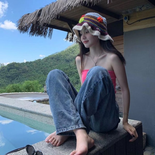 Bucket Hat Knit Beanies C C C