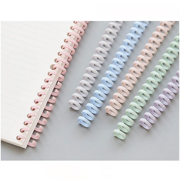 10 st Bindningsklämma för anteckningsbok Lösbladsring 10 STK VIT 10 STK 10pcs white