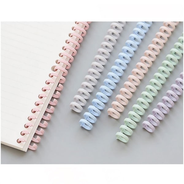 10 stk Notebook Binding Clip Løsbladsring 10 STK BLÅ 10 STK 10pcs blue