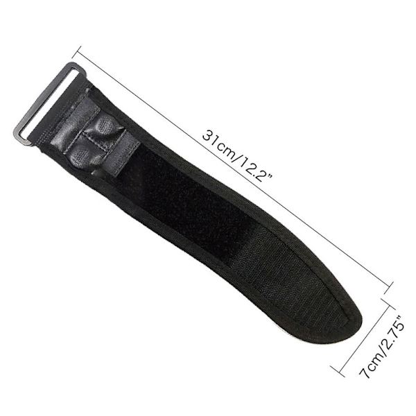 Range Finder Golf Band Sticker SORT UDEN HUL UDEN HUL Black without Hole-without Hole