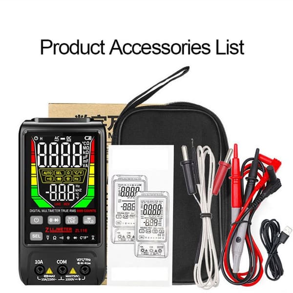 Digital Multimeter Spenningsdetektor Spenningsmåler