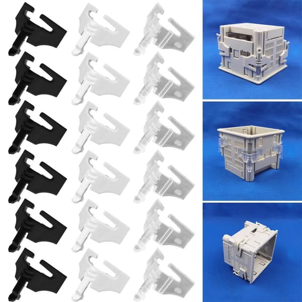10 kpl Electronic Project Box vedenpitävä cover Project WHITE White