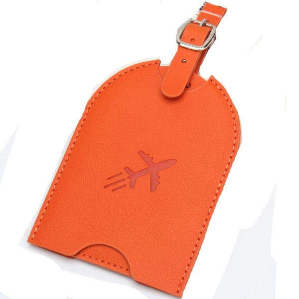 Business Bagagemærke skjult fly boardingkort ORANGE Orange