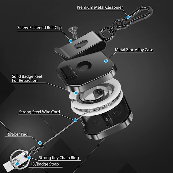 Ryggsäcksspänne nyckelring Clip nyckelring