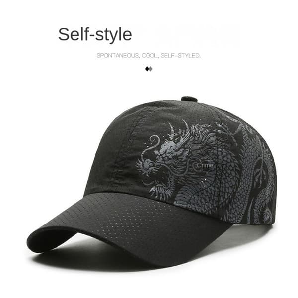 Baseballcaps i bomull, SVART black