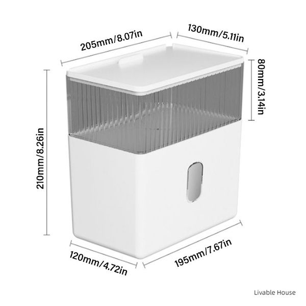 Opbevaringsstativ til toiletpapir 02-DOBLE LAYER 02-DOUBLE LAYER 02-Double Layer