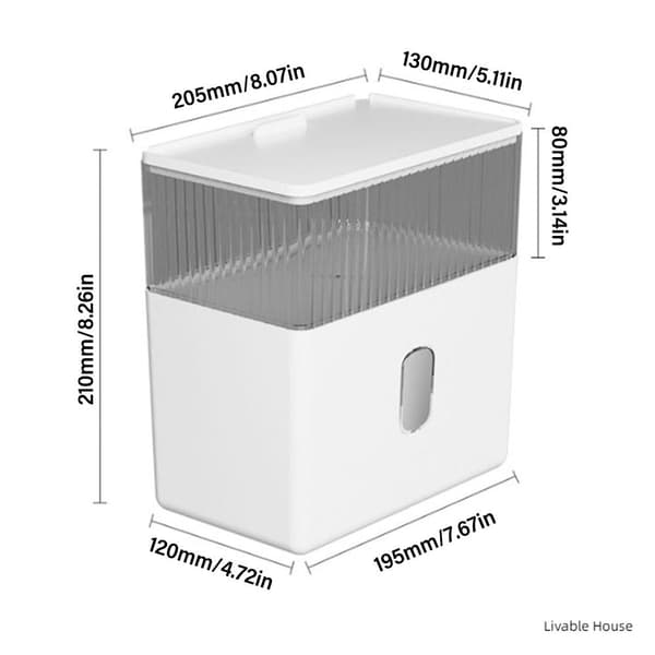 Toalettpapirholder Oppbevaringsstativ 01-DOUBLE LAYER 01-DOUBLE LAYER 01-Double Layer
