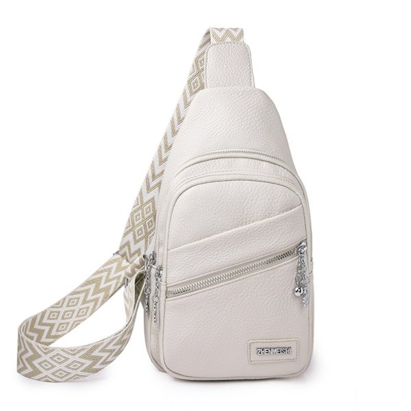 Dame Sling Bag Dame Belte Bag HVIT white