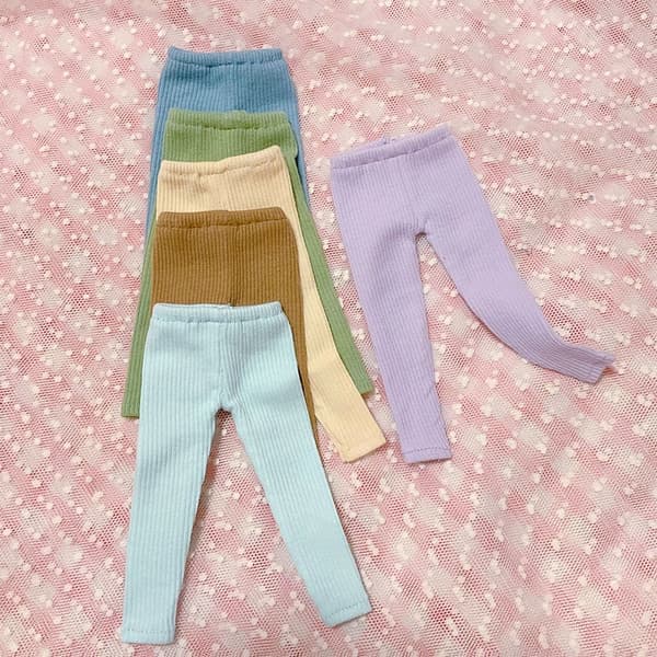 Bottom Byxor Docka Kläder Leggings HIMLSBLÅ Sky Blue