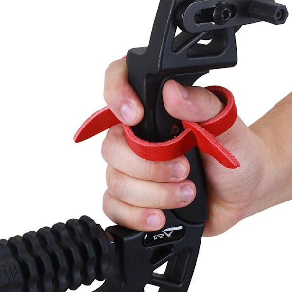 Bågskytte Finger Sling Finger Sling SVART Black
