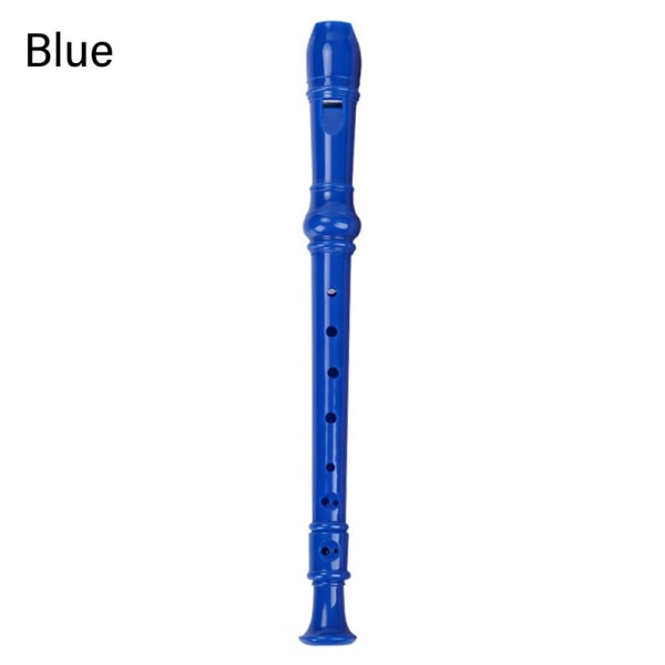 Lang fløyte sopran blokkfløyte BLÅ Blue