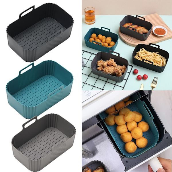 Air Fryer Pot Tray Leivinkori SININEN blue