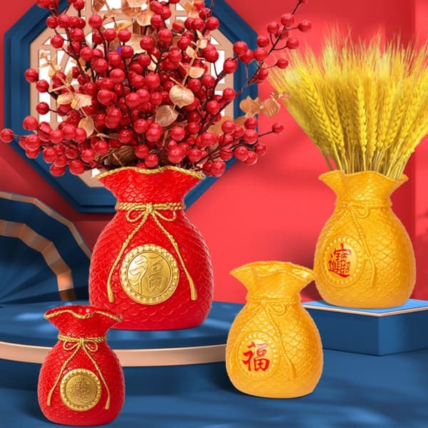 Blessed Bag Urtepotte Vase RØD red