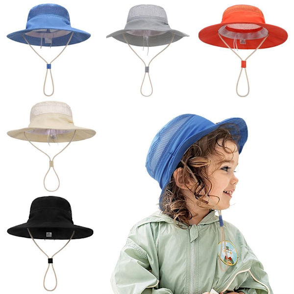 Bucket Hat Beach Cap VALKOINEN white
